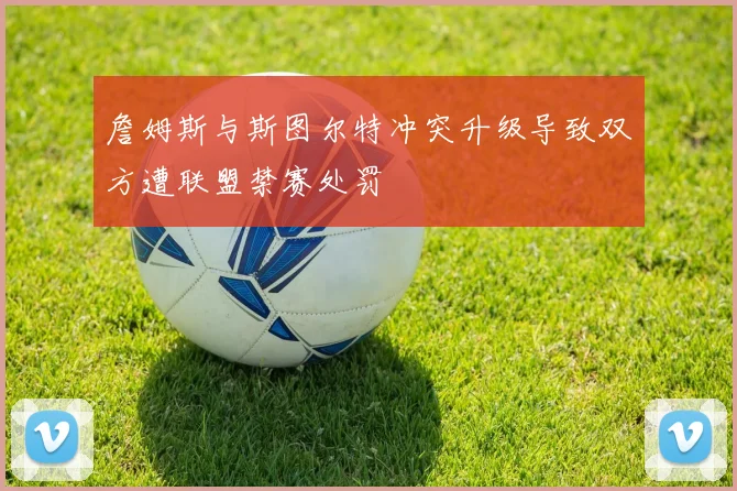 詹姆斯与斯图尔特冲突升级导致双方遭联盟禁赛处罚