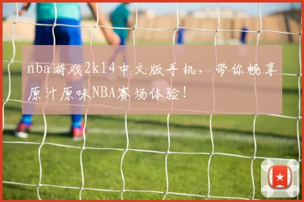 nba游戏2k14中文版手机，带你畅享原汁原味NBA赛场体验！